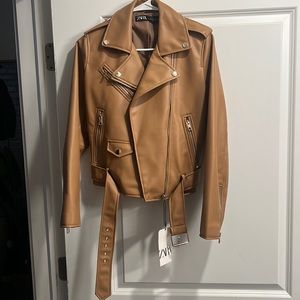 Zara leather jacket